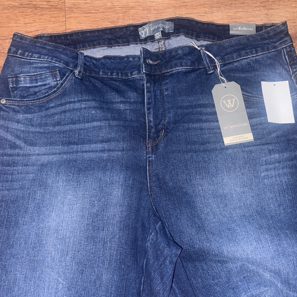 Wit & Wisdom Women's Indigo Stretch Jeggings